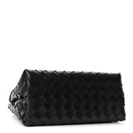 Nappa Intrecciato Small Andiamo With Chain Shoulder Bag Black