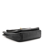 Caviar Flap Shoulder Bag Black