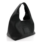 Grained Calfskin Medium The Sack Bag Black