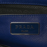 Saffiano Cuir Medium Double Handle Tote Bluette