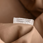 Smooth Butter Calf The Pouch Oversized Clutch Nude