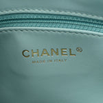 Caviar Quilted Filigree Waist Bag Light Blue