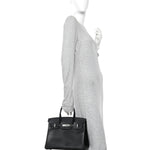 Epsom Birkin 30 Black