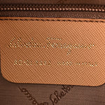 Hammered Calfskin Trifolio Shoulder Bag Sand