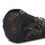Denim Quilted Mood Mini Bucket With Chain Black Multicolor
