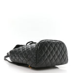 Lambskin Quilted Small Urban Spirit Backpack Black