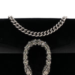 Suede Super Mini Dionysus Shoulder Bag Black