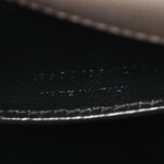 Grain De Poudre Textured Mixed Matelasse Medium Triquilt Monogram Satchel Greyish Brown