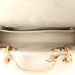Lambskin Cannage Small Lady D-Joy Latte
