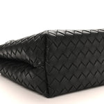 Nappa Intrecciato Medium Andiamo Shoulder Bag Black
