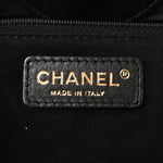 Caviar Small Studded Deauville Tote Black