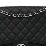 Caviar Maxi Single Flap Black
