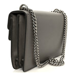 Pebbled Calfskin Small Dionysus Shoulder Bag Dusty Grey