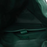 GG Supreme Monogram Snakeskin Ophidia Double Buckle Backpack Brown Green