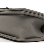 Calfskin Quilted Small Boy Flap Grey