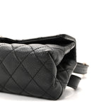Grained Calfskin Quilted 2.55 Reissue Flap Belt Bag Clutch Black