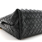 Nappa Intrecciato Small Andiamo With Chain Shoulder Bag Black