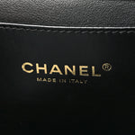 Caviar Quilted Coco First Flap Black