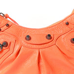 Agneau Arena Le Cagole Shoulder Bag XS Orange