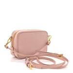 Saffiano Lux Mini Camera Crossbody Bag Orchidea