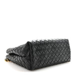 Nappa Intrecciato Small Andiamo With Chain Shoulder Bag Black
