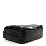 Arena Calfskin Small Monaco Flap Bag Black