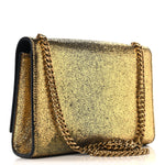 Metallic Calfskin Small Classic Monogram Kate Tassel Satchel Gold