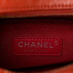 Aged Calfskin Quilted Small Gabrielle Hobo Red