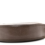 GG Supreme Monogram Web Mini Ophidia Round Shoulder Bag Brown