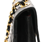 Lambskin Quilted XL Jumbo Single Flap Black