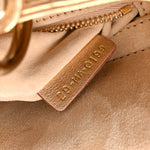 Metallic Lambskin Cannage Small My ABCDior Lady Dior Rose Gold