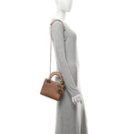 Lambskin Gathered Mini Lady Dior Fard