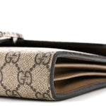 GG Supreme Monogram Mini Dionysus Chain Wallet Beige Taupe