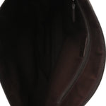 Monogram Calfskin Perforated Medium Flat Messenger Bag Dark Brown