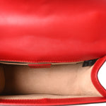 Calfskin Mini Sylvie Chain Shoulder Bag Hibiscus Red