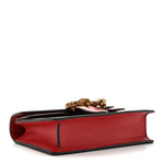 Calfskin Super Mini Dionysus Shoulder Bag Hibiscus Red