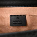 Guccissima Small Padlock Shoulder Bag Black