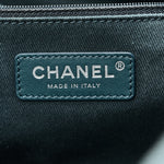 Canvas Large Double Face Shopping Tote Green