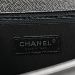 Caviar Quilted New Medium Boy Flap So Black