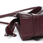 Nappa Medium The Cristina Satchel Dark Plum