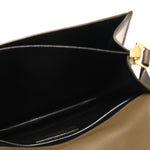 Suede Smooth Calfskin Monogram Medium Solferino Soft Satchel Olive
