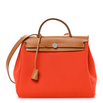 Vache Hunter Toile Herbag Zip Retourne 31 PM Orange Mecano Fauve