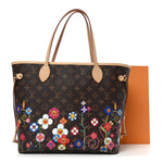 LV X TM Monogram Flowers Neverfull MM