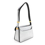 Metallic Calfskin Concerto Bag SIlver