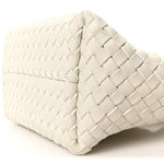 Nappa Intrecciato Mini Cabat White