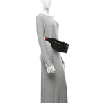Techno Canvas Web Large Belt Bag Black