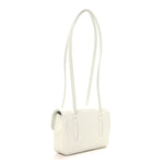 Shiny Caviar Mini Preppy Coco Shoulder Bag Light Blue