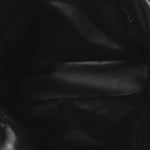 Lambskin Wide Puffer Tote Black