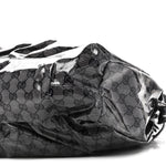 Crystal Monogram Hysteria Tote Navy Blue