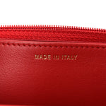 Caviar Quilted Boy Wallet On Chain WOC Red